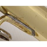 AS-IS 2001 Getzen 300 Series Trumpet Elkhorn Wisconsin Gold Brass 7C Case