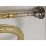 AS-IS 2001 Getzen 300 Series Trumpet Elkhorn Wisconsin Gold Brass 7C Case