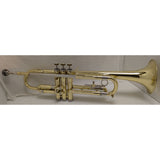 AS-IS 2001 Getzen 300 Series Trumpet Elkhorn Wisconsin Gold Brass 7C Case