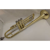 AS-IS 2001 Getzen 300 Series Trumpet Elkhorn Wisconsin Gold Brass 7C Case