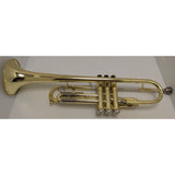 AS-IS 2001 Getzen 300 Series Trumpet Elkhorn Wisconsin Gold Brass 7C Case