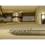 AS-IS 2001 Getzen 300 Series Trumpet Elkhorn Wisconsin Gold Brass 7C Case