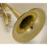 AS-IS 2001 Getzen 300 Series Trumpet Elkhorn Wisconsin Gold Brass 7C Case