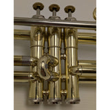 AS-IS 2001 Getzen 300 Series Trumpet Elkhorn Wisconsin Gold Brass 7C Case