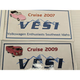 Volkswagen Cruise 2006-2013 VESI Fridge Magnet Lot 8 Southeast Idaho VW Club Set