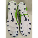 US 18 Mens Nike Green Navy Lunarbeast Elite TD PF Football Cleats NikeSkin 847588-429