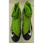 US 18 Mens Nike Green Navy Lunarbeast Elite TD PF Football Cleats NikeSkin 847588-429
