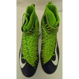US 18 Mens Nike Green Navy Lunarbeast Elite TD PF Football Cleats NikeSkin 847588-429