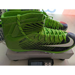 US 18 Mens Nike Green Navy Lunarbeast Elite TD PF Football Cleats NikeSkin 847588-429