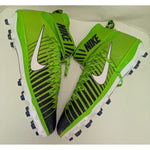US 18 Mens Nike Green Navy Lunarbeast Elite TD PF Football Cleats NikeSkin 847588-429