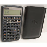 Hp 10bii Financial Calculator With Leather Case School Student Business