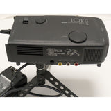 AS-IS Parts Repair Fuji Fujix P401 Mini Video Projector KL-HP40 Bulb AC-P401U Power Adaptor Folding Tripod