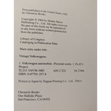1985 Vintage Volkswagens Paperback By Flat 4 Project Photography VW Collectors Guide Book