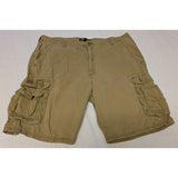 Size 40 41 not42 Lee Mens Cargo Shorts  100% Cotton Relaxed Fit Tan Khaki Multiple Pockets