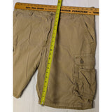Size 40 41 not42 Lee Mens Cargo Shorts  100% Cotton Relaxed Fit Tan Khaki Multiple Pockets