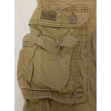 Size 40 41 not42 Lee Mens Cargo Shorts  100% Cotton Relaxed Fit Tan Khaki Multiple Pockets