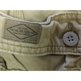 Size 40 41 not42 Lee Mens Cargo Shorts  100% Cotton Relaxed Fit Tan Khaki Multiple Pockets