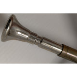 US Regulation Military Bugle Rexcraft Brass USA Horn W/ Mouthpiece Straight