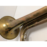 US Regulation Military Bugle Rexcraft Brass USA Horn W/ Mouthpiece Straight