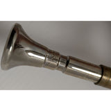 US Regulation Military Bugle Rexcraft Brass USA Horn W/ Mouthpiece Straight