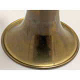 US Regulation Military Bugle Rexcraft Brass USA Horn W/ Mouthpiece Straight