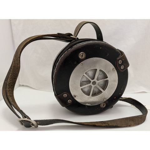 Lathams Watchmans Clock Vintage Steampunk Halloween Industrial Leather Strap
