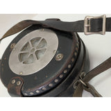 Lathams Watchmans Clock Vintage Steampunk Halloween Industrial Leather Strap