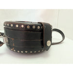 Lathams Watchmans Clock Vintage Steampunk Halloween Industrial Leather Strap