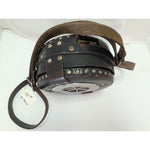 Lathams Watchmans Clock Vintage Steampunk Halloween Industrial Leather Strap