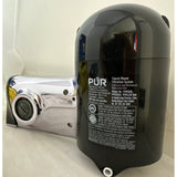 NEW PUR Plus Black & Chrome Horizontal Faucet Mount Water Filter System  PFM200B