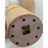 23" How's Your Aspen Table Lamp Handcrafted Natural Wood Hand Turned 3 Way Burlap Shade
