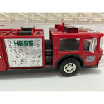 1986 Hess Red Fire Truck Toy Extending Ladder Light Features Vintage Firetruck