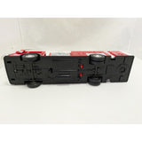 1986 Hess Red Fire Truck Toy Extending Ladder Light Features Vintage Firetruck