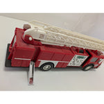 1986 Hess Red Fire Truck Toy Extending Ladder Light Features Vintage Firetruck