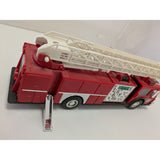 1986 Hess Red Fire Truck Toy Extending Ladder Light Features Vintage Firetruck
