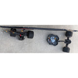 AS-IS H5 TeamGee Electric 38" Skateboard Deck Hub Motors Black Longboard Team Gee