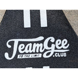 AS-IS H5 TeamGee Electric 38" Skateboard Deck Hub Motors Black Longboard Team Gee