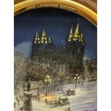Larry Winborg Collector Plate Peace on Earth Christmas Salt Lake Temple Mormon