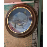 Larry Winborg Collector Plate Peace on Earth Christmas Salt Lake Temple Mormon