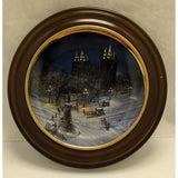 Larry Winborg Collector Plate Peace on Earth Christmas Salt Lake Temple Mormon