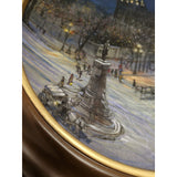 Larry Winborg Collector Plate Peace on Earth Christmas Salt Lake Temple Mormon