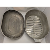 13 QT Wagner Ware 18" 4267-P Magnalite Roaster Roast Pan Pot Aluminum Lid Trivet Vintage