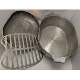 13 QT Wagner Ware 18" 4267-P Magnalite Roaster Roast Pan Pot Aluminum Lid Trivet Vintage