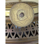 DHR Holland Brass Wall Mounted Oil Lamp Reflector NO CHIMNEY Arched Cover Maritime Nautical