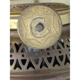DHR Holland Brass Wall Mounted Oil Lamp Reflector NO CHIMNEY Arched Cover Maritime Nautical