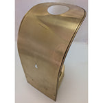 DHR Holland Brass Wall Mounted Oil Lamp Reflector NO CHIMNEY Arched Cover Maritime Nautical