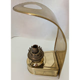 DHR Holland Brass Wall Mounted Oil Lamp Reflector NO CHIMNEY Arched Cover Maritime Nautical