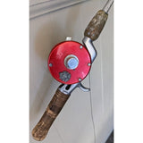 Abu Ambassadeur No. 5000 Fishing Reel Sweden 5' True Temper Champion Speed Lock Square Metal Rod
