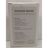 Bits Power Bank 2600 mAh Portable Battery With USB MICRO Cable - Blue
