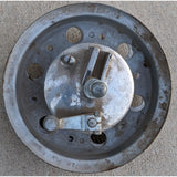 Marked " PJ ABC 21 ASK " 1970s? Aluminum Cable Brake Drum Motorcycle Wheel Hub Harley? Honda?